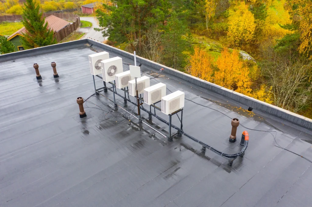 close up of epdm roof repairs - a roof like new