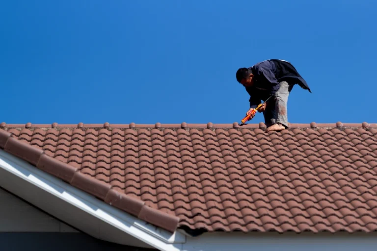 roof sealant on tile roof