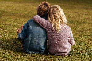 a representation of a custody schedule for divorced parents with children