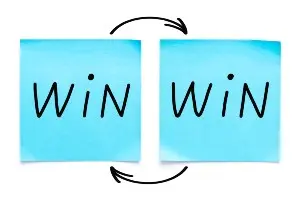 a representation of the benefits of finding a win win compromise during divorce mediation