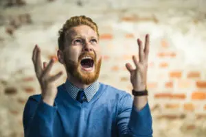 Man frustrated with divorce process