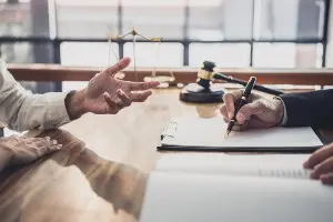 a picture of an individual seeking independent legal advice for divorce mediation
