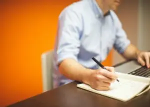 Man preparing for divorce mediation