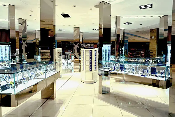 Jewelry Department Area in NYC Store