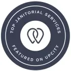 top janitorial services in NYC badge from UpCity