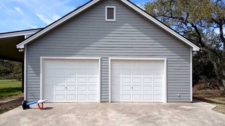 two-car garage