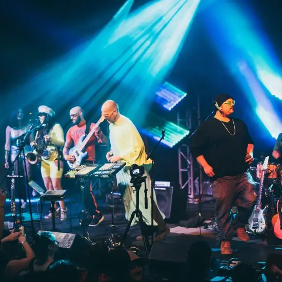 TNERTLE performing at the Bluebird Theater in Denver