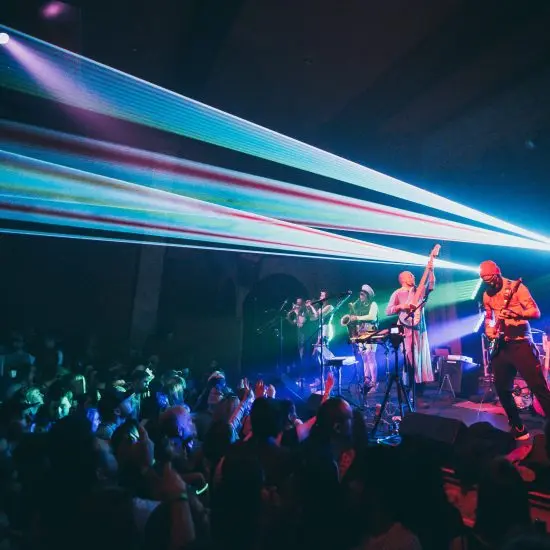 TNERTLE performing at the Bluebird Theater in Denver