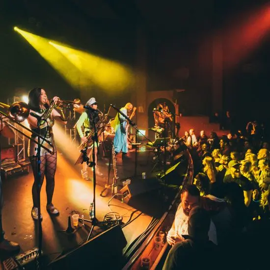 TNERTLE performing at the Bluebird Theater in Denver