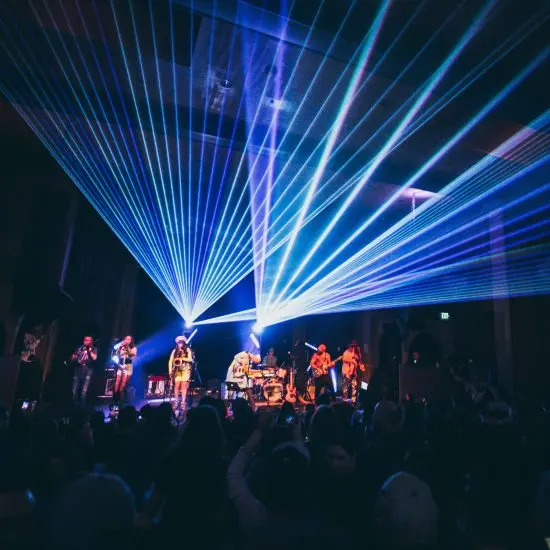 TNERTLE performing at the Bluebird Theater in Denver