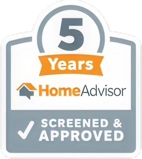 Homeadvisor Screened and Approved badge