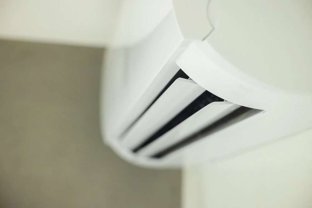 mini split indoor unit close up
