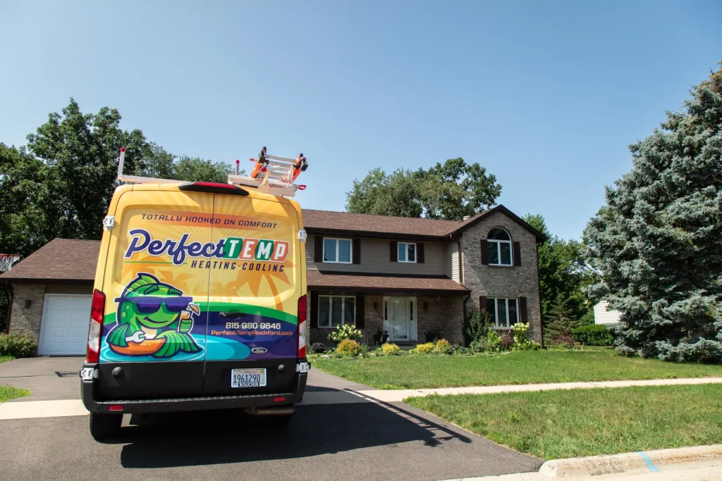 perfect temp van on driveway