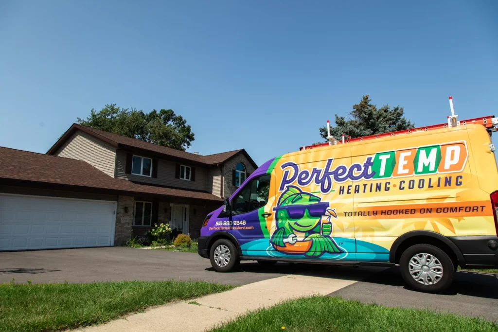 perfect temp van parking on driveway