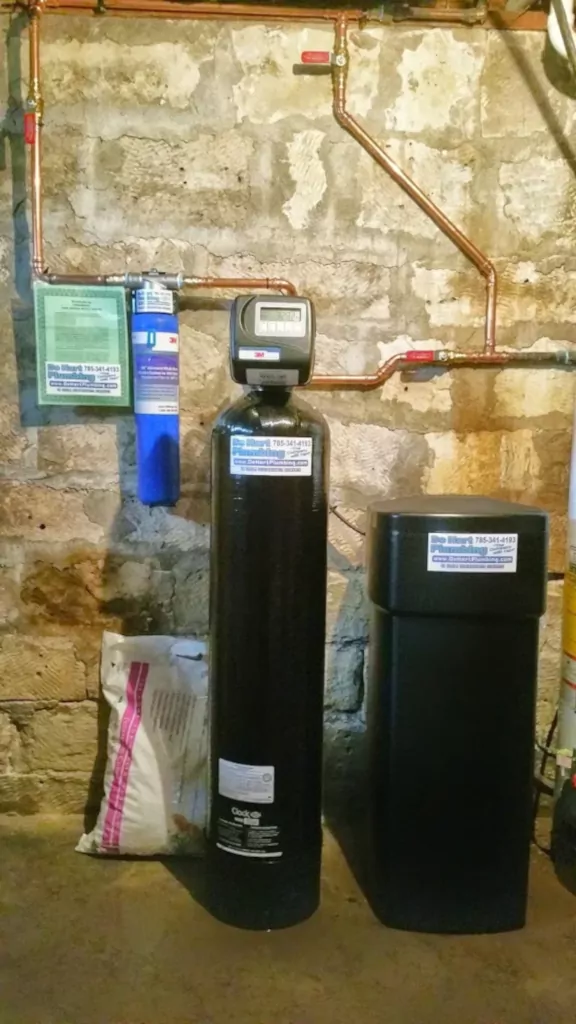 Water treatment system in basement