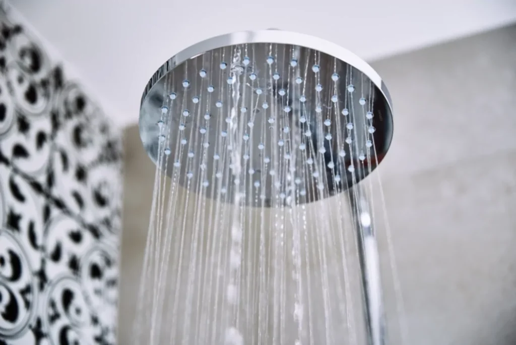 open shower