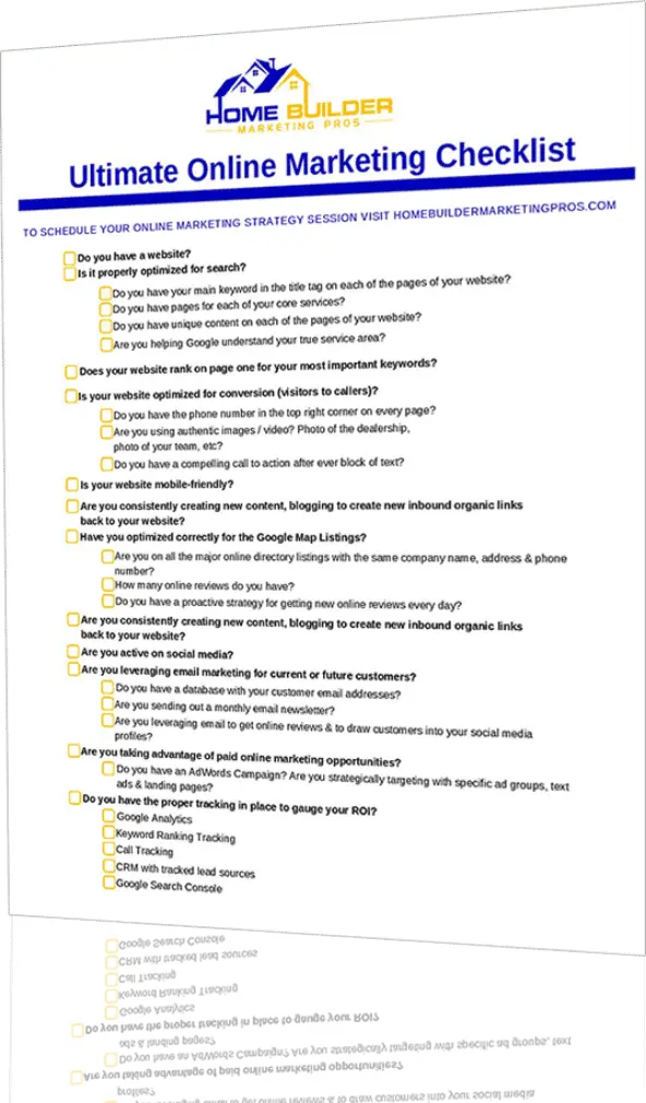 Home Builder Marketing Pros