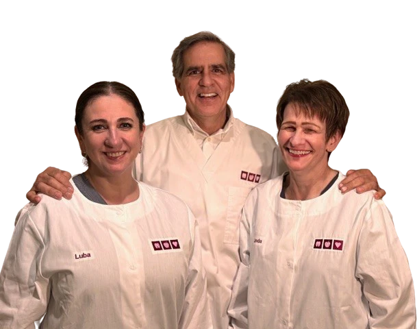 Dr. Marc J. Beshar with dental team in Manhattan