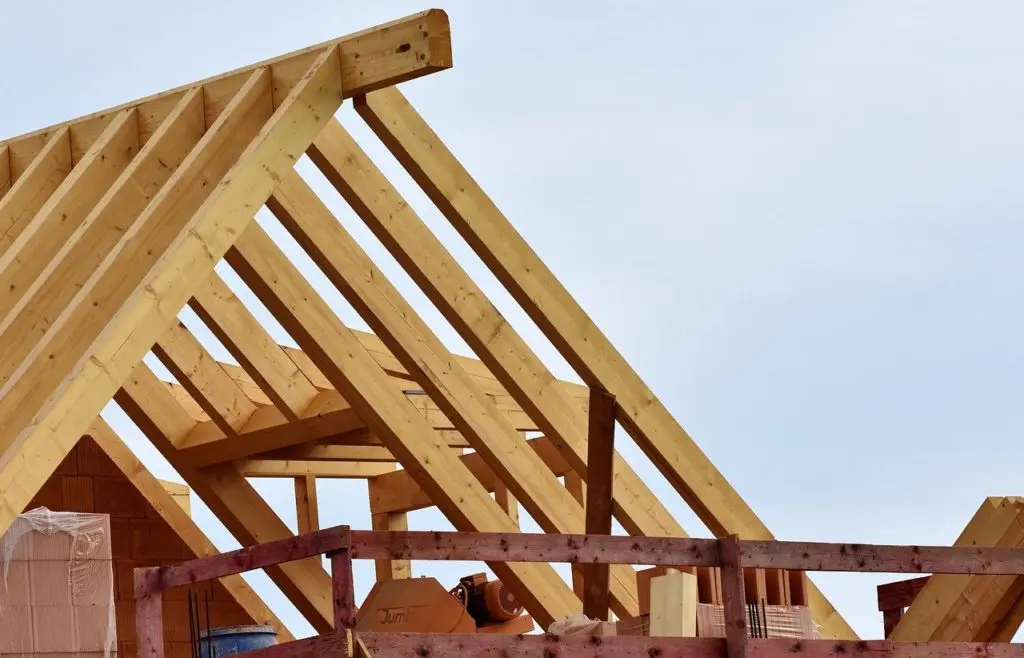 A roof frame.