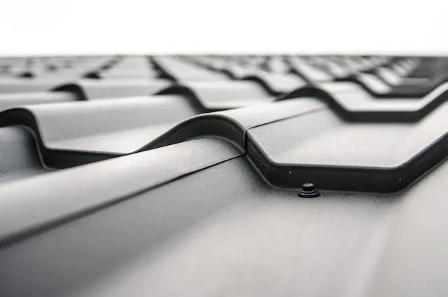 Gray roof tiles