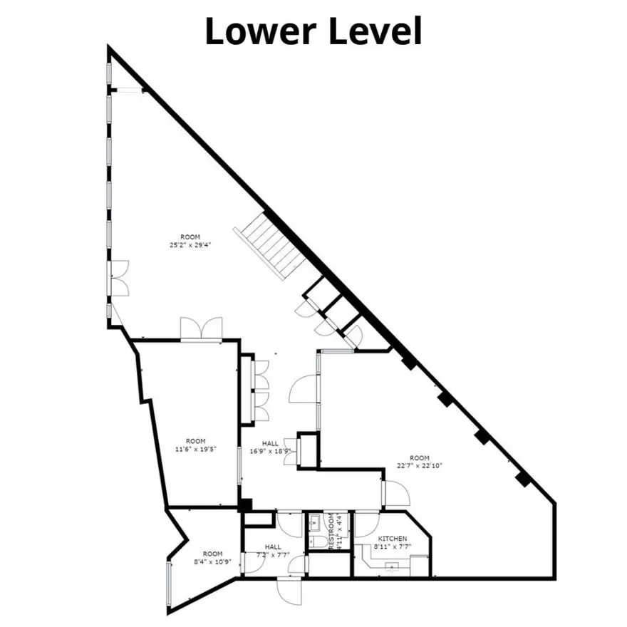 Westport Coworking Space - Floor Plan Lower Level B@Work