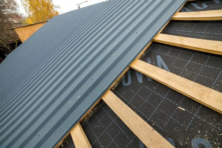 metallic roof black underlayment