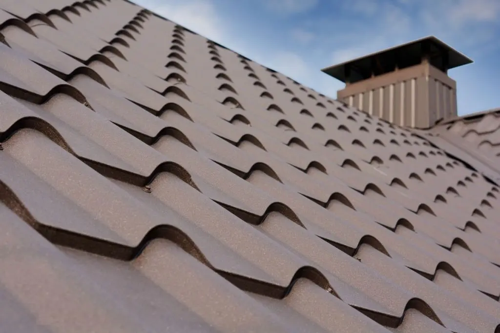 brown shingles roof