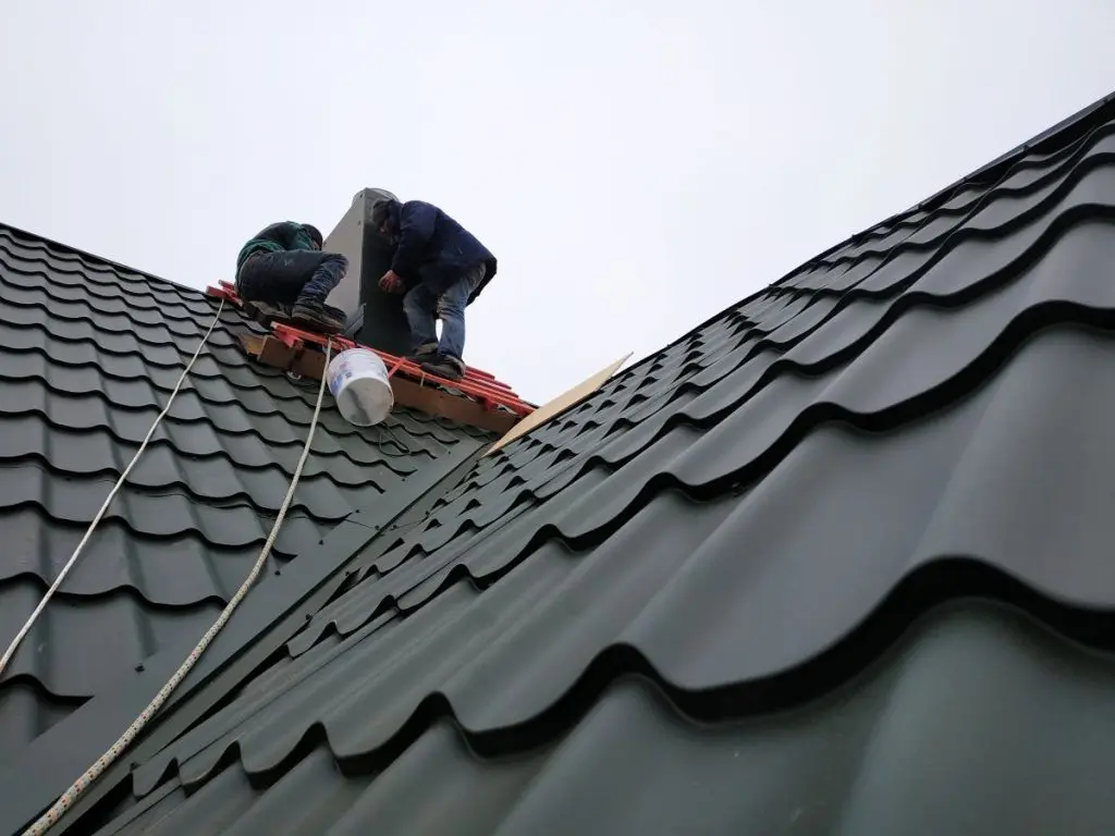 roof leak repair cost dark grey shingles roof