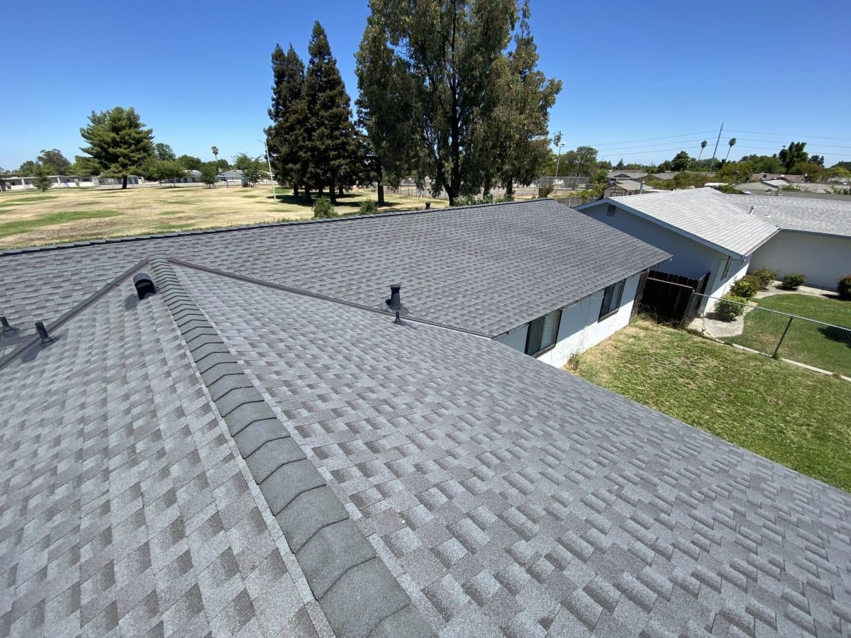 gaf warranty grey shingles roof