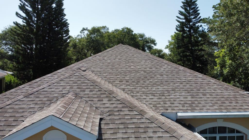 shingle roof home