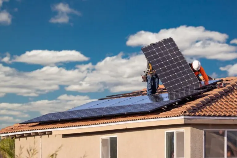 install solar panel orange tiles roof