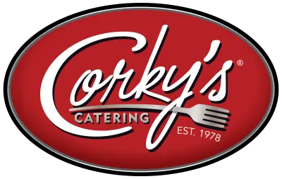 Corky’s Catering Logo (white)