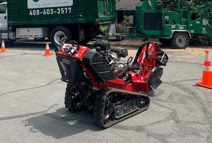 stump grinding machine san jose