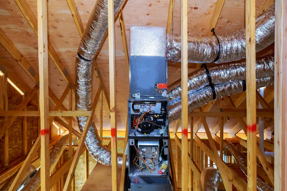 Eagle Mountain Furnace Repair Services: Know When To Call Experts - Strickland technician working on a furnace