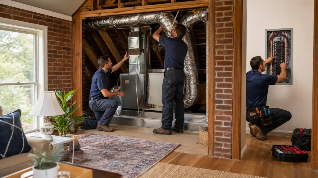 HVAC Replacement in Fort Worth Older Homes: Ductwork, Electrical, Permits