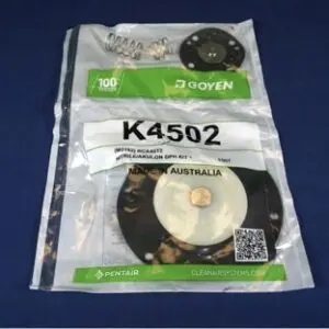 K4502 Kit de reparación para válvula de diafragma, Goyen original, 1-1/2", diafragma doble de Buna-N (nitrilo) con resorte.