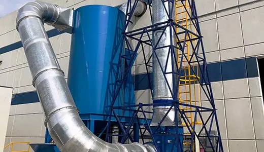 Corrosion-resistant Fiberglass Reinforced Plastic (FRP) wet scrubber vessel Corrosion-resistant Fiberglass Reinforced Plastic (FRP) wet scrubber vessel
