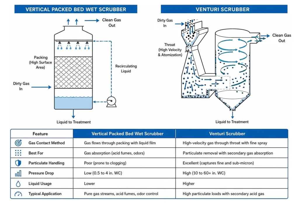 How Wet Scrubber Systems Remove Corrosive Fumes | Sly Air Pollution Control How Wet Scrubber Systems Remove Corrosive Fumes