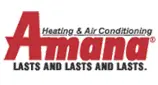 Amana HVAC brand logo - authorized dealer Berner A/C & Heat North Shore LA