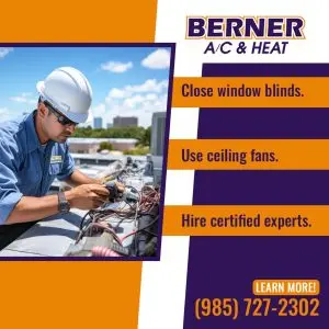 Overworked air conditioner inspection