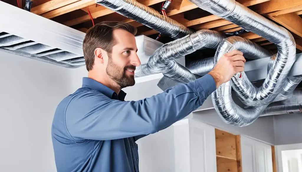 HVAC ductwork installed and inspected for proper sealing to boost home comfort and efficiency