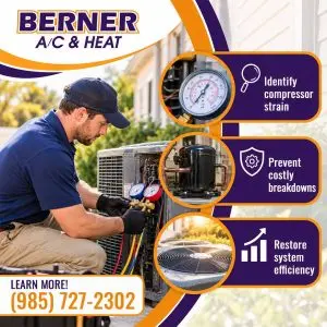 Heat damaged HVAC