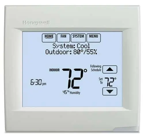 Honeywell VisionPRO 8000 programmable thermostat for HVAC systems