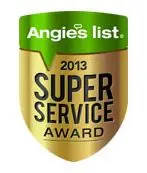 Angie’s list super service award logo