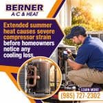 Summer HVAC damage