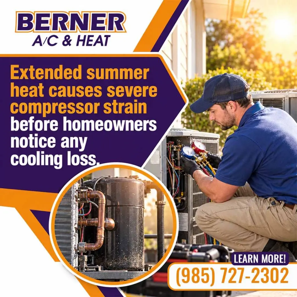 Summer HVAC damage