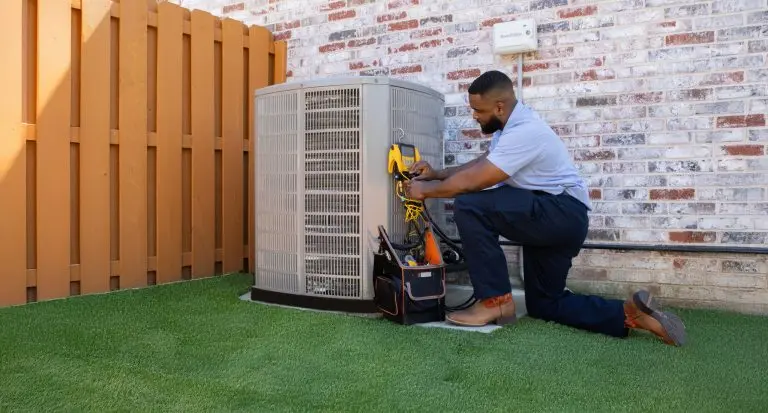 Outdoor AC condenser unit installed by Berner A/C & Heat certified technician