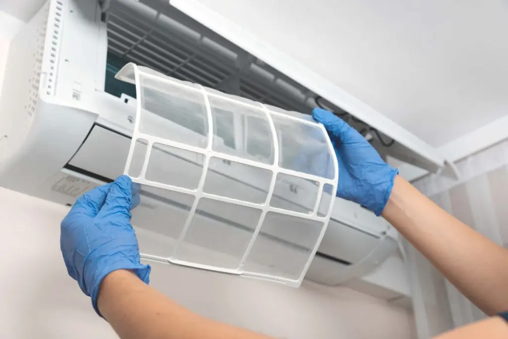 Air conditioning unit cleaning and maintenance hero image for HVAC service