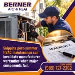 Post-summer HVAC check