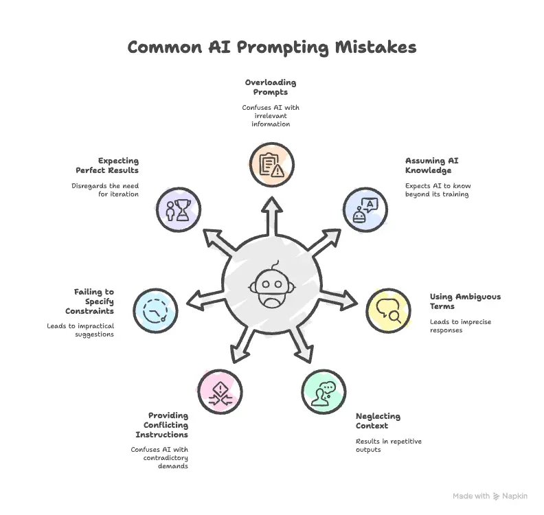 common ai prompting mistakes
